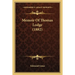 Memoir Of Thomas Lodge (1882)