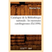 Catalogue de la Bibliothèque Nationale: Les Monnaies Carolingiennes (Éd.1896)
