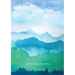 Watercolor Blue & Green Hills - Dotted Bullet Journal: Medium A5 - 5.83X8.27