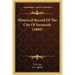 Historical Record Of The City Of Savannah (1869)