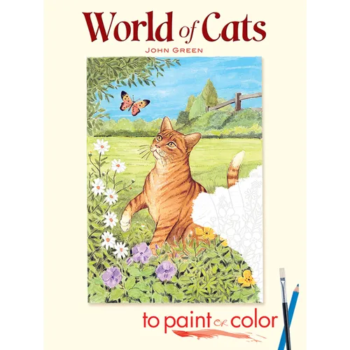 World of Cats to Paint or Color