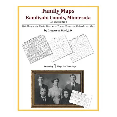 Family Maps of Kandiyohi County, Minnesota