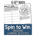Math Games for Sixth, Seventh Grade, and Eighth Grade: Fun Math Practice & Activities for Kids Ages 12-15: Spin to Win - Engaging Learning Activities