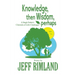 Knowledge then Wisdom, perhaps