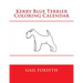 Kerry Blue Terrier Coloring Calendar