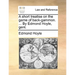 A short treatise on the game of back-gammon. ... By Edmond Hoyle, gent.
