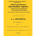 Final Exam Review: Intermediate Algebra