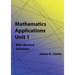 Mathematics Applications Unit 1