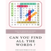 Easy to Medium to Hard 100 Various Puzzles Can You Find All the Words ? Find Each Word If Yo Can: Word Search Puzzle Book for Adults, large print word