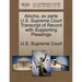 Atocha, Ex Parte U.S. Supreme Court Transcript of Record with Supporting Pleadings