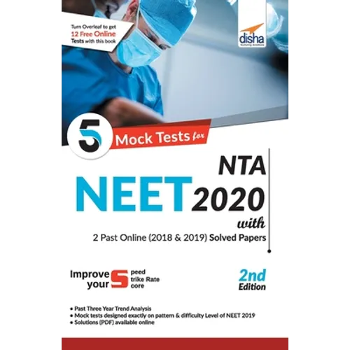5 Mock Tests for NTA NEET 2020 with 2018 & 2019 Question Papers - 2nd Edition