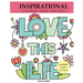Inspirational Coloring Book for Girls: Inspiring Quotes to Color