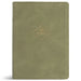 CSB Women's Study Bible, Sage Suedesoft Leathertouch, Indexed