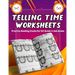 Telling Time Worksheets - Practice Reading Clocks For 1st Grade & 2nd Grade: Telling Time Clock Worksheets, Clocks, Hours, Half Hours, Quarter Hours,