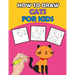 How To Draw Cats For Kids: Directed Drawing Books For Kids, Finish The Drawing For Kids With Cat Coloring Pages, Learn How To Draw Cats In Simple Step