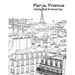 Paris, France Coloring Book for Grown-Ups 1