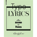 Typolyrics: The Sound of Fonts