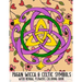 Pagan Wicca & Celtic Symbols: With Herbal Flowers Coloring Book Fun Activity For Adults And Kids Large Size