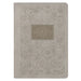 Christian Art Gifts Inspirational Zippered Journal, My Grace Is Sufficient for You Wide Ruled Notebook, 2 Cor. 12:9 Bible Verse, Taupe Vegan Leather,