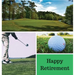 Golf Retirement Guest Book (Hardcover): Retirement book, retirement gift, Guestbook for retirement, retirement book to sign, message book, memory book