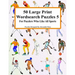 50 Large Print Wordsearch Puzzles 5: For Puzzlers Who Like All Sports