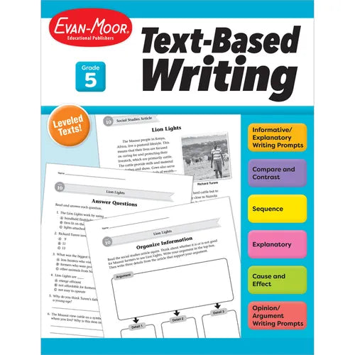 Text Based Writing, Grade 5