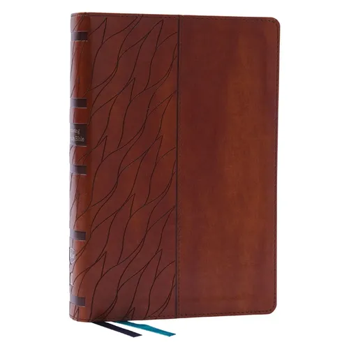 Encountering God Study Bible: Insights from Blackaby Ministries on Living Our Faith (Nkjv, Brown Leathersoft, Red Letter, Comfort Print)