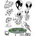 Alien the Coloring Book: Amazing kids Coloring Book with Fun Easy and Relaxing Coloring Pages Alien Inspired Scenes and Designs for Stress.