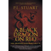A Black Dragon on Red