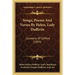 Songs, Poems And Verses By Helen, Lady Dufferin: Countess Of Gifford (1895)