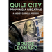 Quilt City: Proving a Negative: A Hadley Carroll Mystery