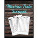 Mexican Train Scorepad: Scorecard Book Score cards for Dominoes Tally Cards, Chicken Foot 8.5" x 11", 118 Pages