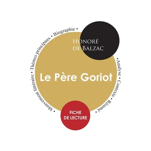 Fiche de lecture Le Père Goriot (Étude intégrale)