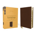 Kjv, Thompson Chain-Reference Bible, Genuine Leather, Calfskin, Brown, Red Letter, Thumb Indexed, Comfort Print