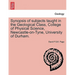 Synopsis of Subjects Taught in the Geological Class, College of Physical Science, Newcastle-On-Tyne, University of Durham.