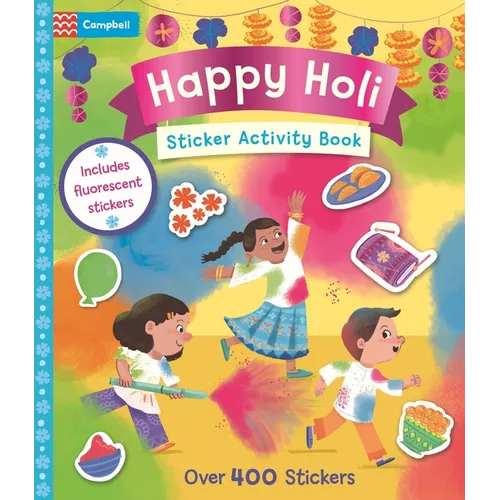 Happy Holi Sticker Activity Book