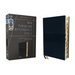 Niv, Thinline Reference Bible (Deep Study at a Portable Size), Leathersoft, Navy, Red Letter, Thumb Indexed, Comfort Print