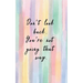 Internet Password Tracker: Usernames and Passwords Tracker Discreet Title on Spine Only - Watercolor Don't Look Back