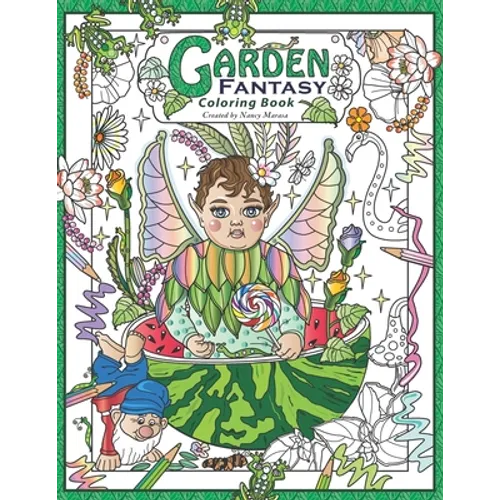 Garden Fantasy Coloring Book