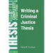 Writing a Criminal Justice Thesis