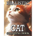 Beautiful and Realistic Cat Coloring Book