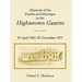 Abstracts of the Deaths and Marriages in the Hightstown Gazette, 18 April 1861-28 December 1871