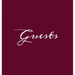 Guests Wine Burgundy Hardcover Guest Book Blank No Lines 64 Pages Keepsake Memory Book Sign In Registry for Visitors Comments Wedding Birthday Anniver