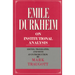 Emile Durkheim on Institutional Analysis