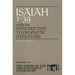 Isaiah 1-39: An Introduction to Prophetic Literature