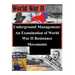 Underground Management: An Examination of World War II Resistance Movements