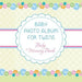 Baby Photo Album for Twins: Baby Memory Book