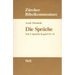 Die Spruche: Teil 2: Spruche Kapitel 16-31