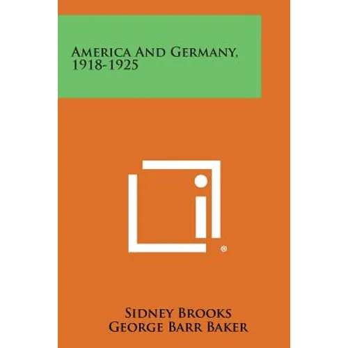 America and Germany, 1918-1925