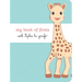 My Book of Firsts with Sophie La Girafe(r)